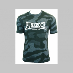 Punkrock Generation nočný " ruský " maskáč - Nightcamo SPLINTER, pánske tričko 100%bavlna